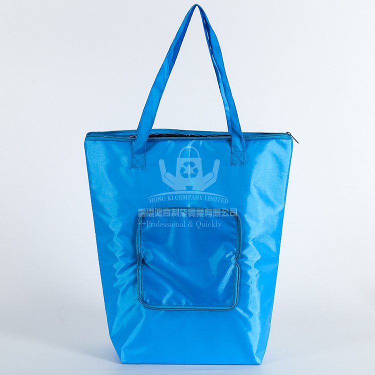 <b>POI392 新款可折疊滌綸保溫袋 便當保鮮袋 冰袋</b>